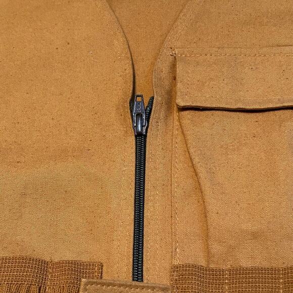 LL Bean Hunting/Fishing Jacket Brown M Father's Day Outdoors NWOT -Butt Flap - Picture 3 of 6